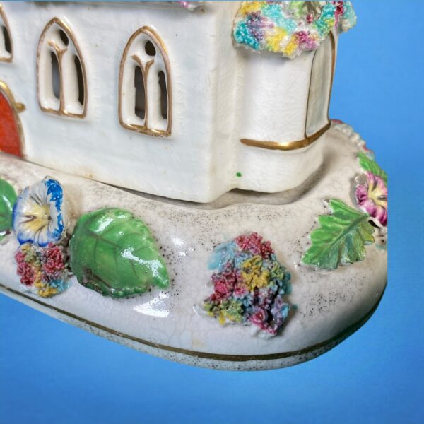 Staffordshire 'Church' Pastille Burner. - Image 5