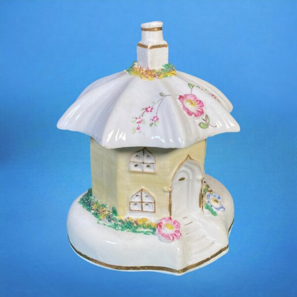 Staffordshire 'Umbrella Roof' Cottage Pastille Burner. - Image 6