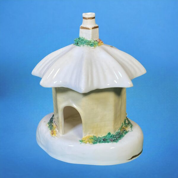 Staffordshire 'Umbrella Roof' Cottage Pastille Burner. - Image 4