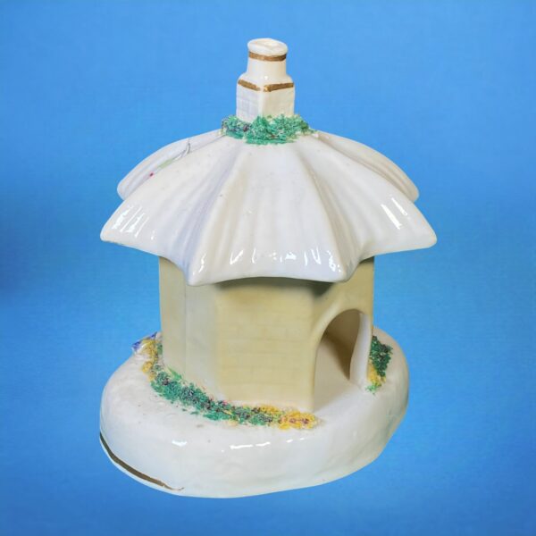 Staffordshire 'Umbrella Roof' Cottage Pastille Burner. - Image 3