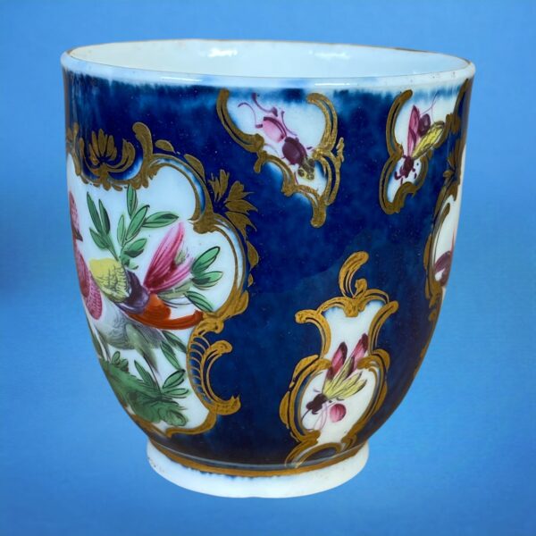 1st Period Worcester 'Scale Blue' Coffee Cup. - Image 6