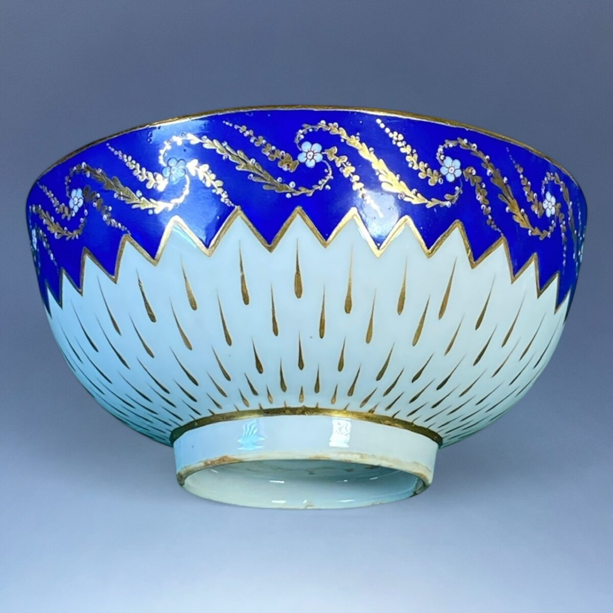 C18th Derby Porcelain Waste Bowl.