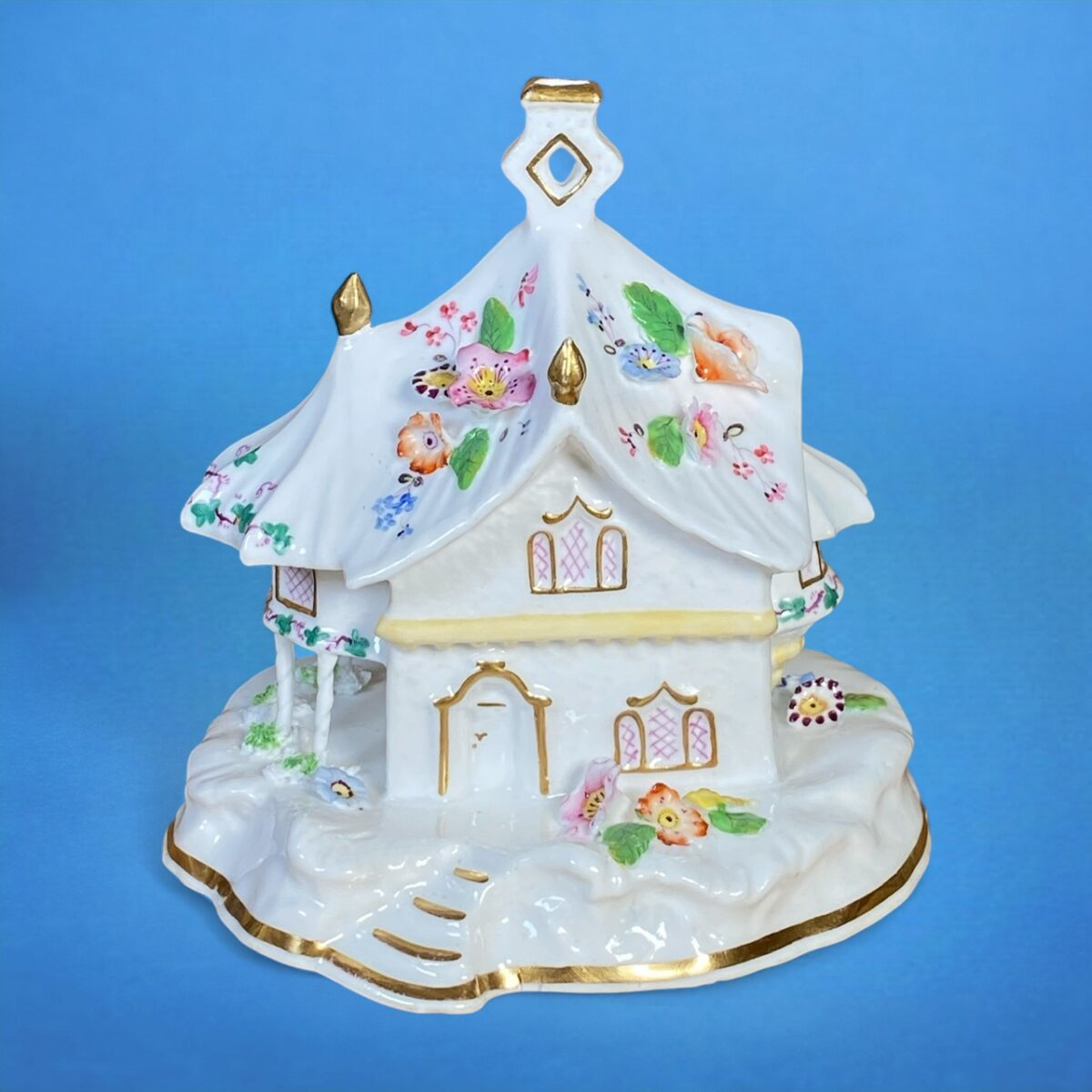 Staffordshire Cottage Orné Pastille Burner.