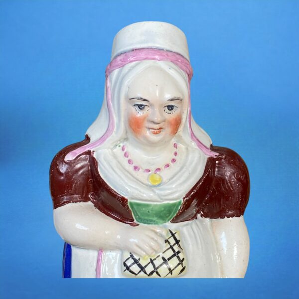 Pair of Early Staffordshire Figures, Landlord & Landlady - Image 10