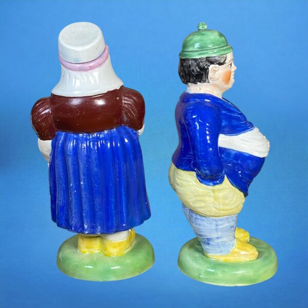 Pair of Early Staffordshire Figures, Landlord & Landlady - Image 5