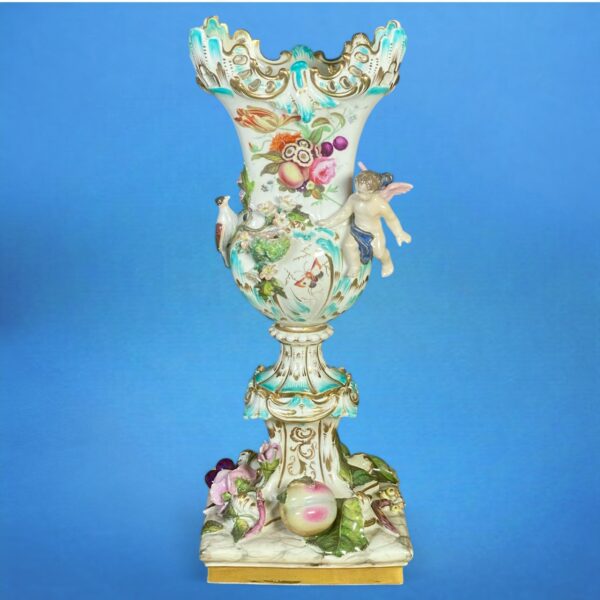 Early Coalport Porcelain Large Vase