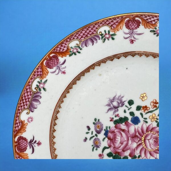 C18th Chinese Export Porcelain Plate. - Image 8