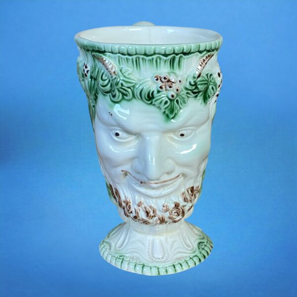 C18th English Creamware Satyr Mug. - Image 7