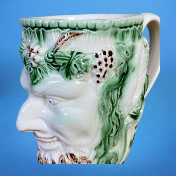 C18th English Creamware Satyr Mug. - Image 3