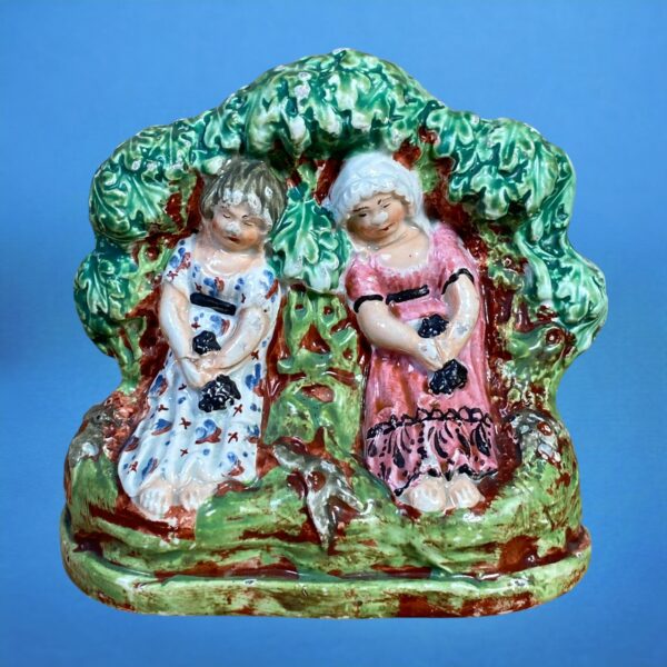 Staffordshire Pottery Figure - 'Babes in the Wood' - Image 6