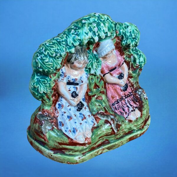 Staffordshire Pottery Figure - 'Babes in the Wood' - Image 3