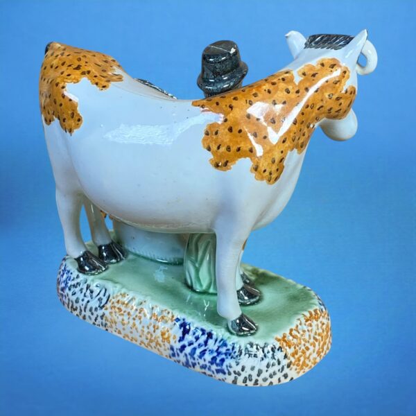 PrattWare Model of a Cow, With Male Attendant. - Image 6