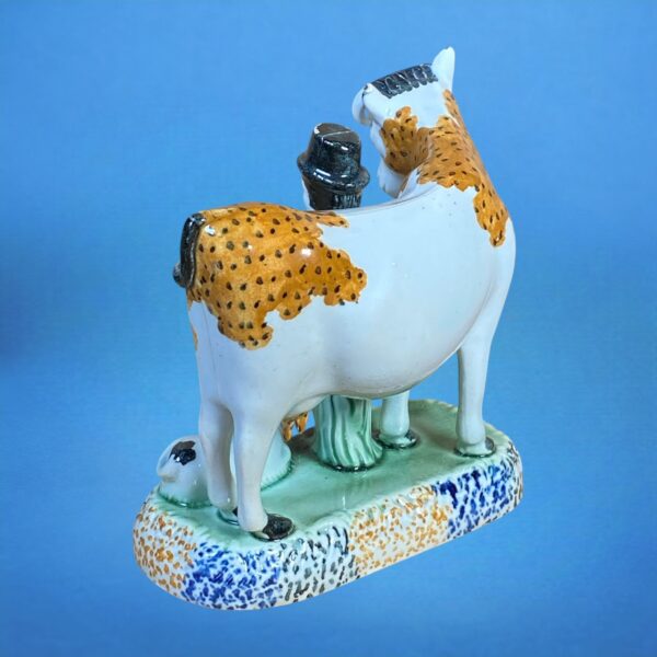 PrattWare Model of a Cow, With Male Attendant. - Image 5