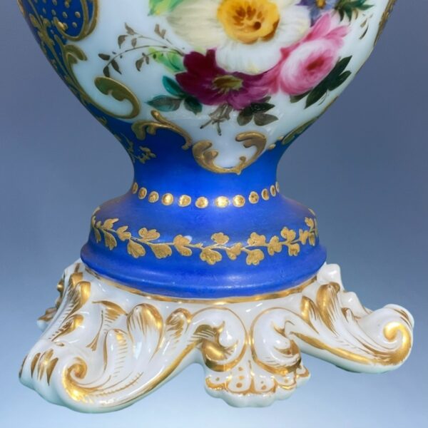 Pair of C19th Palais-Royal Porcelain Vases - Image 2