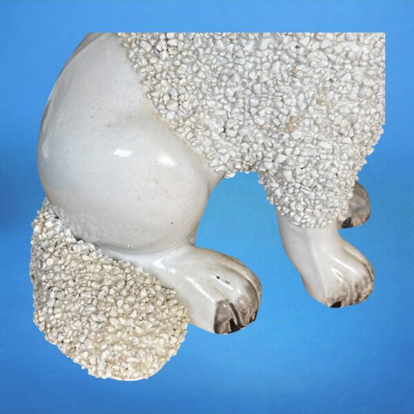 Pair of Victorian Staffordshire Poodles - Image 6