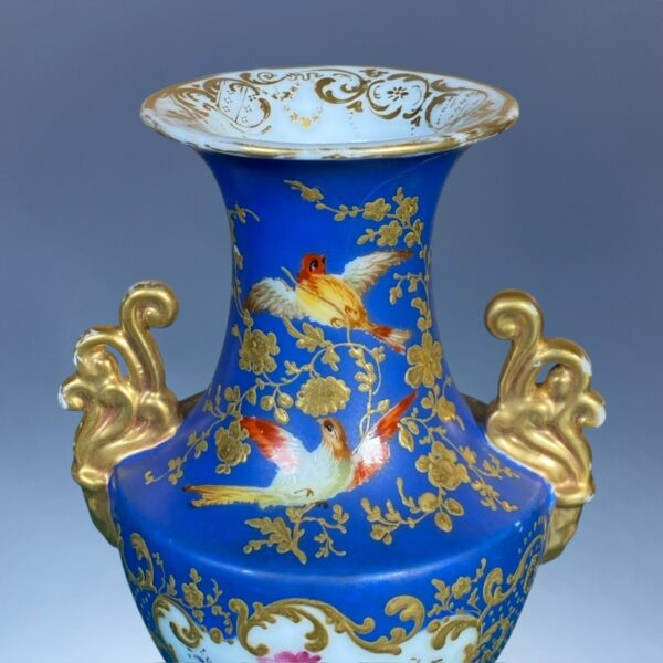 Pair of C19th Palais-Royal Porcelain Vases - Image 11