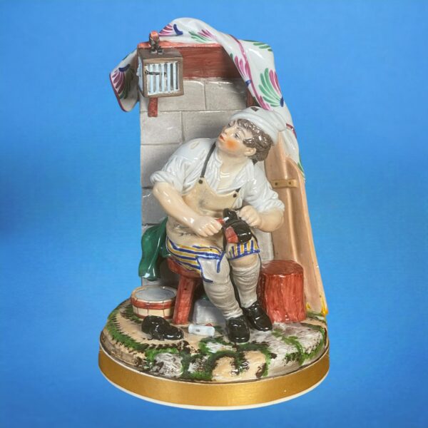 Niderviller Porcelain Figure of a Whistling Cobbler