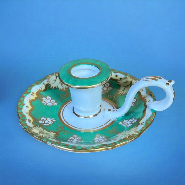 English Porcelain Small Chamberstick.