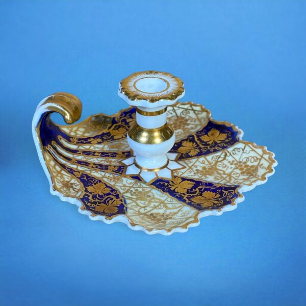 English Porcelain Miniature Chamberstick