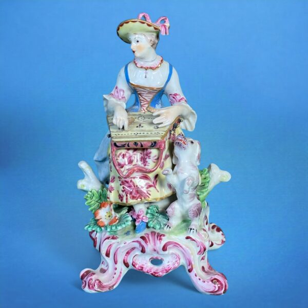 (Clearance)  Bow Figure of a Seated Musician.