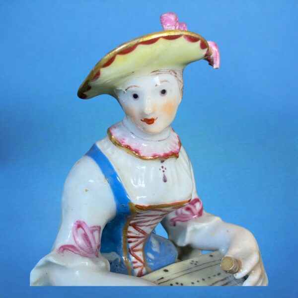 (Clearance)  Bow Figure of a Seated Musician. - Image 7