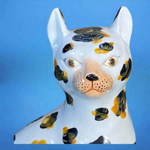 Victorian Staffordshire Large Model of a Cat. - Image 6