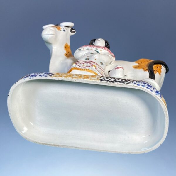 PrattWare Model of a Cow, With Female Attendant. - Image 2