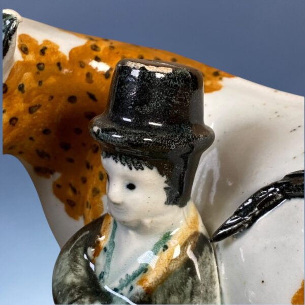 PrattWare Model of a Cow, With Male Attendant. - Image 2