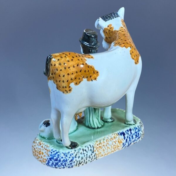 PrattWare Model of a Cow, With Male Attendant. - Image 4