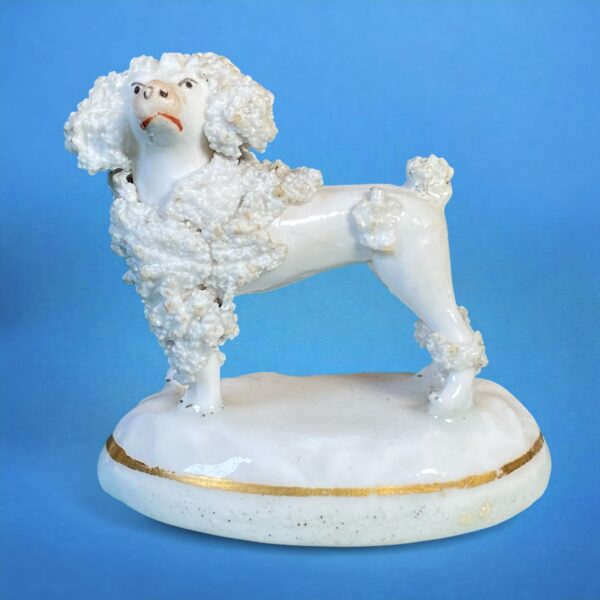 (Clearance) Staffordshire Porcelain 'Toy' Poodle.