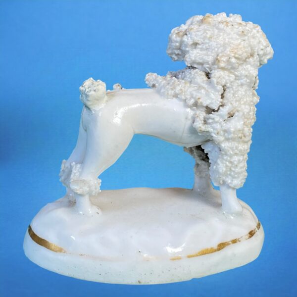 (Clearance) Staffordshire Porcelain 'Toy' Poodle. - Image 4