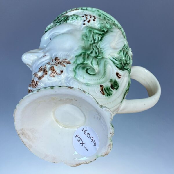 C18th English Creamware Satyr Mug. - Image 2