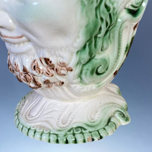 C18th English Creamware Satyr Mug. - Image 4