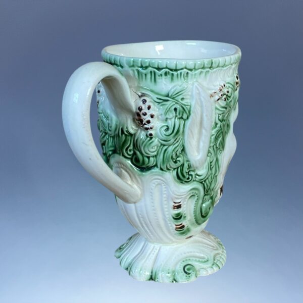 C18th English Creamware Satyr Mug. - Image 8