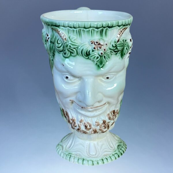 C18th English Creamware Satyr Mug. - Image 7