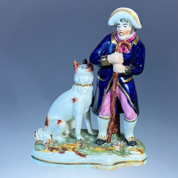 Staffordshire Figure of a Shepherd With His Dog. - Image 6