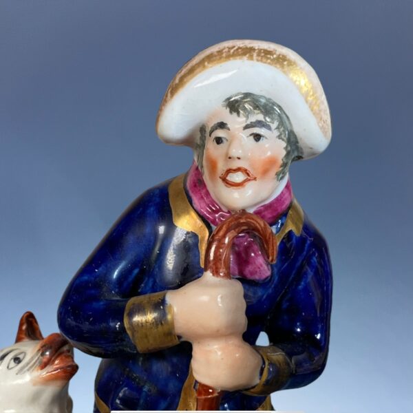 Staffordshire Figure of a Shepherd With His Dog. - Image 4