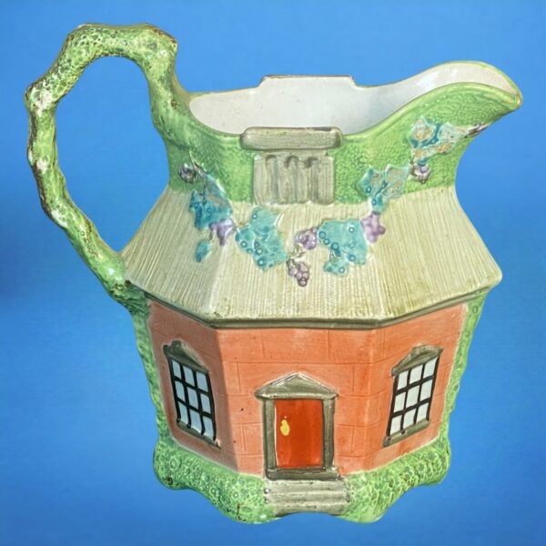 Antique Staffordshire Pottery 'Cottage' Jug, c1825 - Image 4