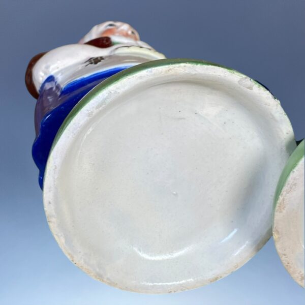 Pair of Early Staffordshire Figures, Landlord & Landlady - Image 3