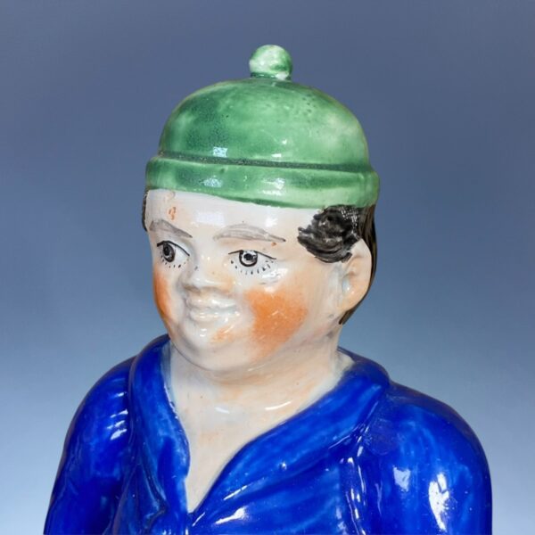 Pair of Early Staffordshire Figures, Landlord & Landlady - Image 7