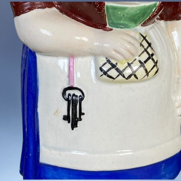 Pair of Early Staffordshire Figures, Landlord & Landlady - Image 9