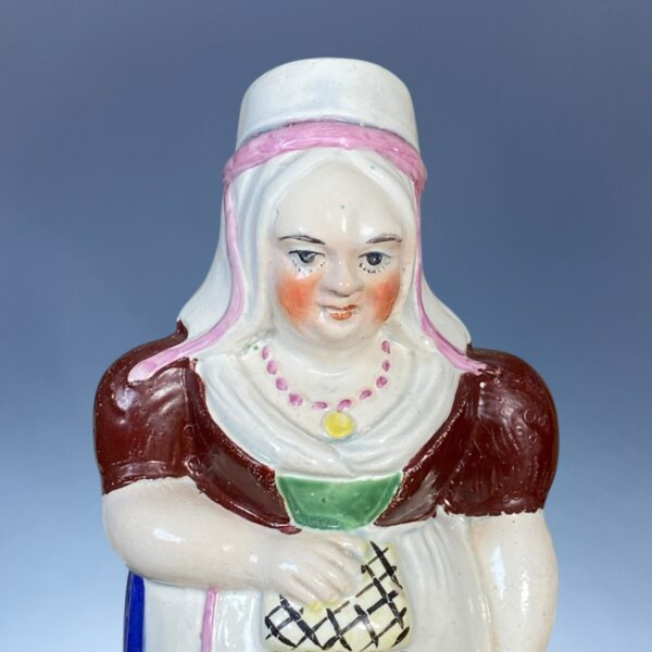 Pair of Early Staffordshire Figures, Landlord & Landlady - Image 10