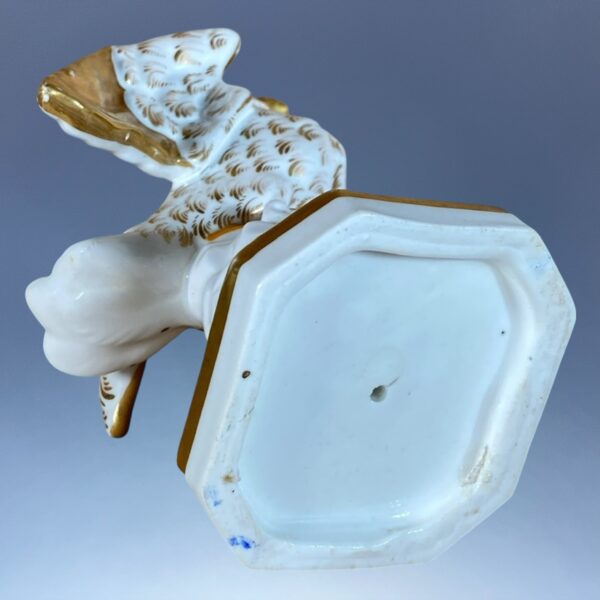 Pair of Antique Staffordshire Porcelain Eagles - Image 8