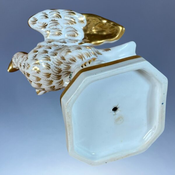 Pair of Antique Staffordshire Porcelain Eagles - Image 9