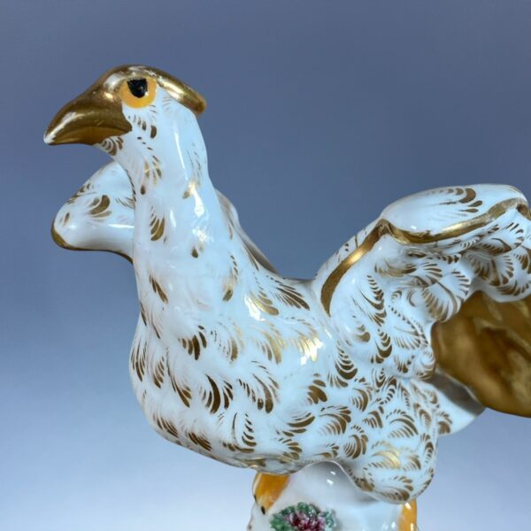 Pair of Antique Staffordshire Porcelain Eagles - Image 11
