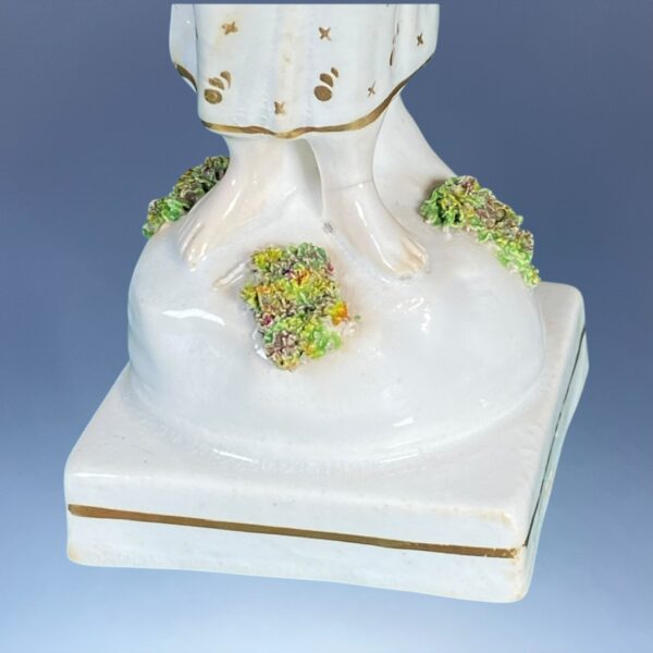 Pair of Staffordshire Porcelain Figures of Summer & Autumn. - Image 4