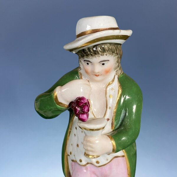 Pair of Staffordshire Porcelain Figures of Summer & Autumn. - Image 3