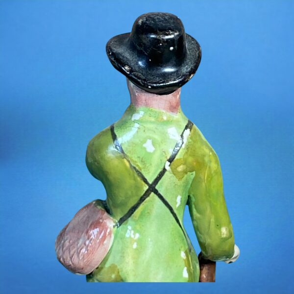 (Clearance) Staffordshire Pottery Figure of a Sportsman & Dog - Image 4