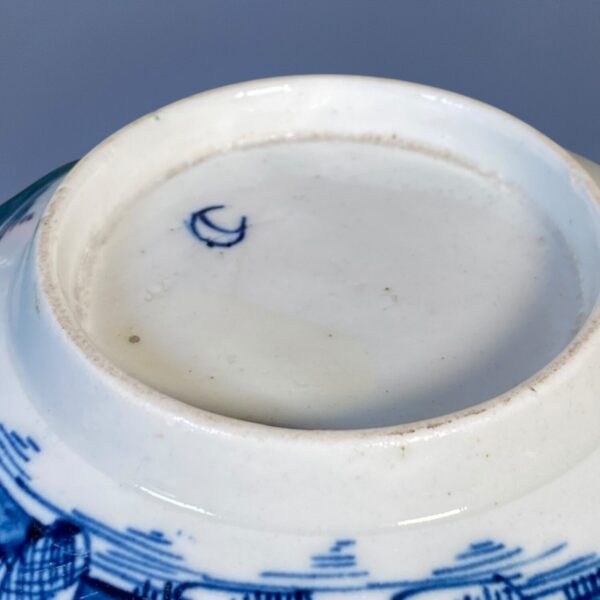 C18th Worcester Porcelain Small Bowl - Blue & White. - Image 4