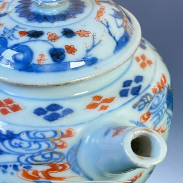(Clearance)  C18th Chinese Export 'Imari' Teapot - Image 6